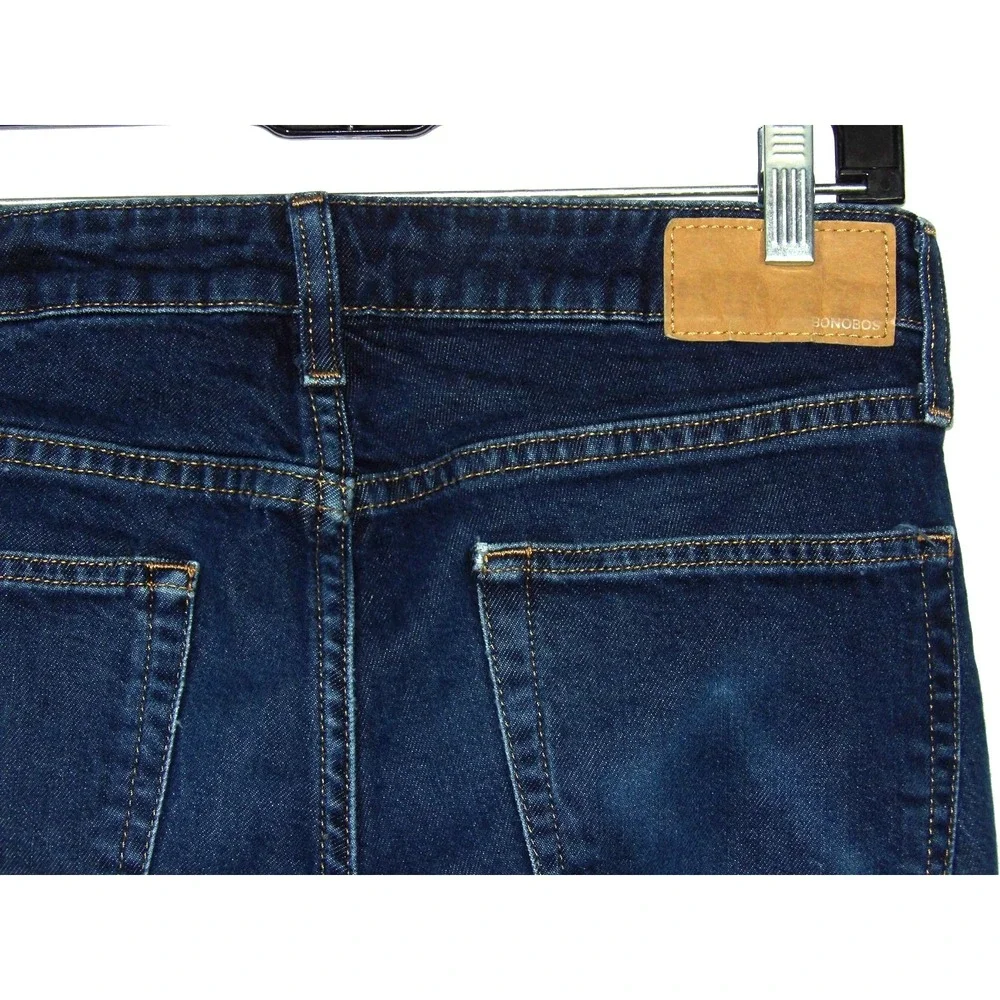 BONOBOS Medium Wash Stretch Slim Tapered Leg Denim Jeans Men's 29 X 30
